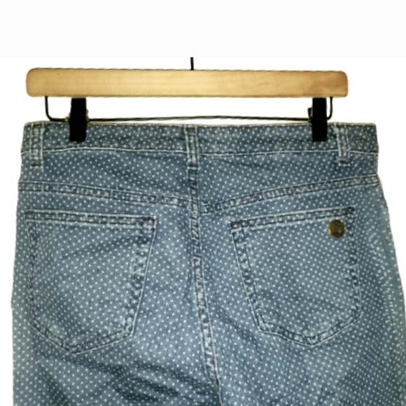 Michael Kors Polka Dot Izzy Skinny Jeans $98 Sz6 - Picture 8 of 13